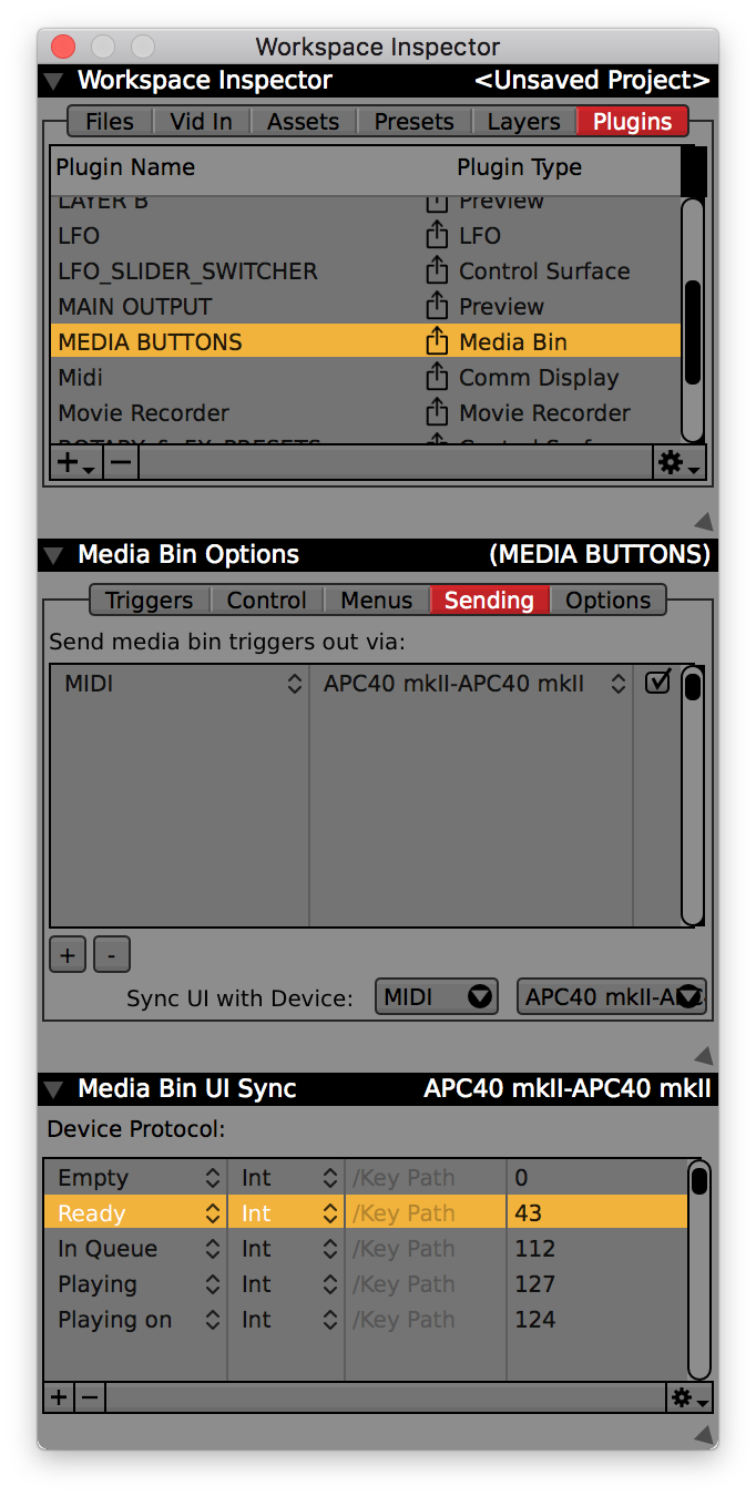 Akai APC40 MK II 2-Channel VJ Mixer template for VDMX — VDMX - MAC